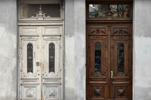 Одесситы сами восстановили старинную дверь в доме Фельдмана фото 17