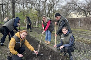 В Одессе высадили саженцы дубов Шевченко в Одессе фото 1