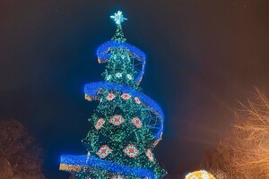 В Одессе зажгли главную новогоднюю елку города фото 7