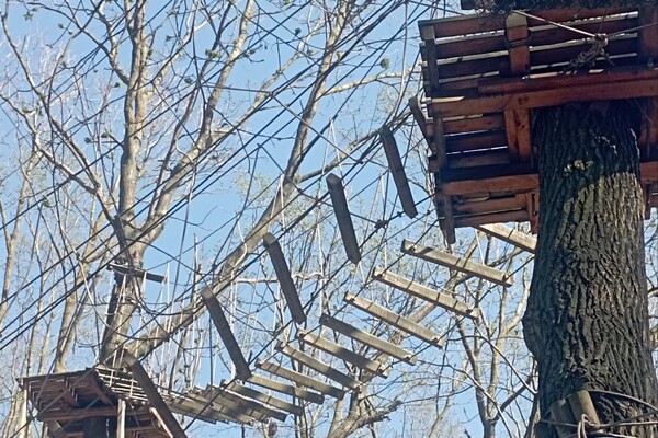 Сходи с малышами: где в Одессе искать веревочные парки фото 46
