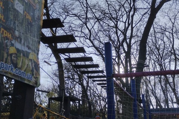 Сходи с малышами: где в Одессе искать веревочные парки фото 32
