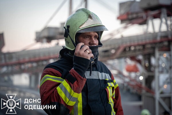 Масштабный пожар в порту Одесской области: загорелась транспортная лента фото 5
