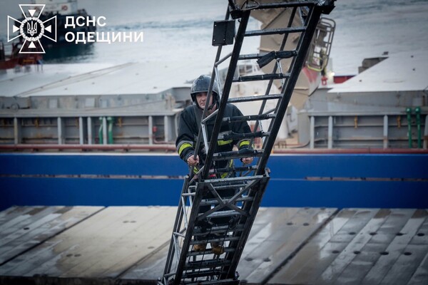 Масштабный пожар в порту Одесской области: загорелась транспортная лента фото 7