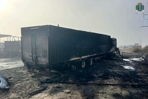 Ночной дроновый удар по Одесчине: горелая автостоянка, есть погибшие (обновлено) фото 14