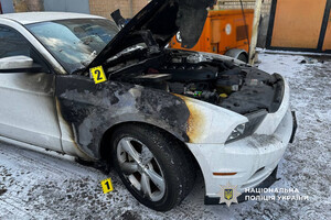 В центре Одессы горел Ford Mustang: кто и зачем поджег элитное авто фото 1