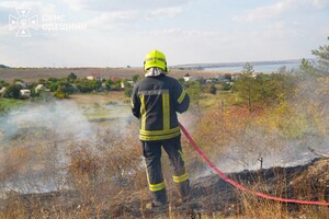 РФ обстреляла Одесский район: горели лес и сухая трава фото 7